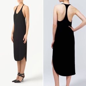 Wilfred COLONNE Black Racerback Dress